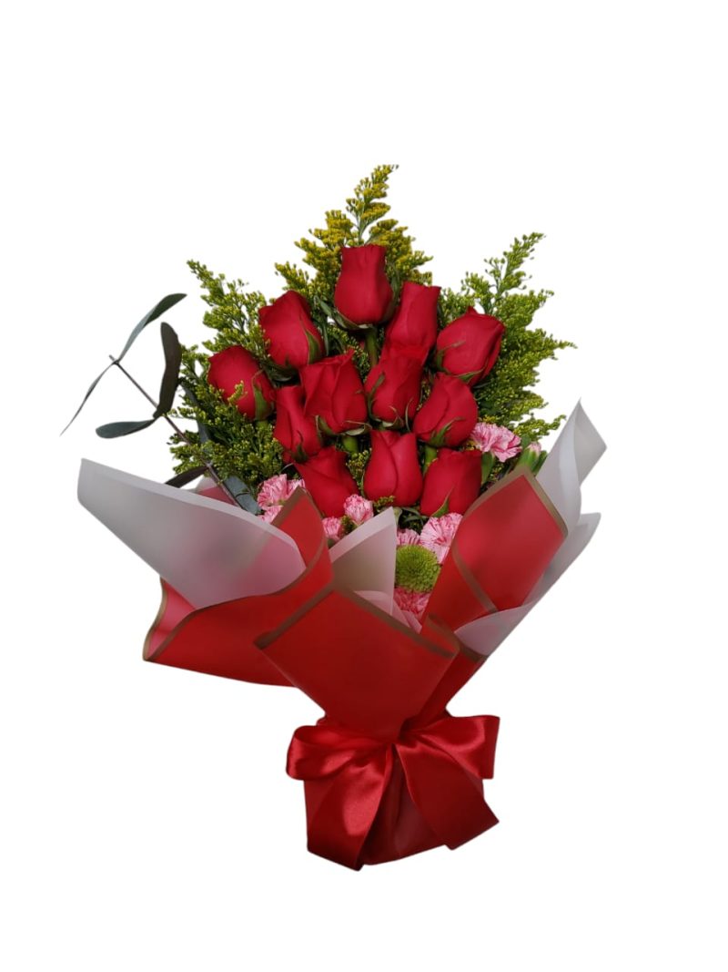 RAMO DE ROSAS ROJAS 1033
