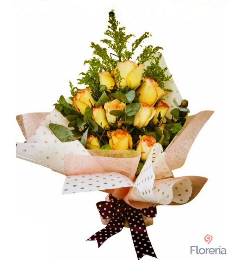ramo-de-rosas-amarillas